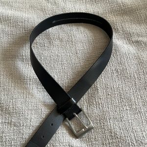 Black H&M soft vegan leather belt